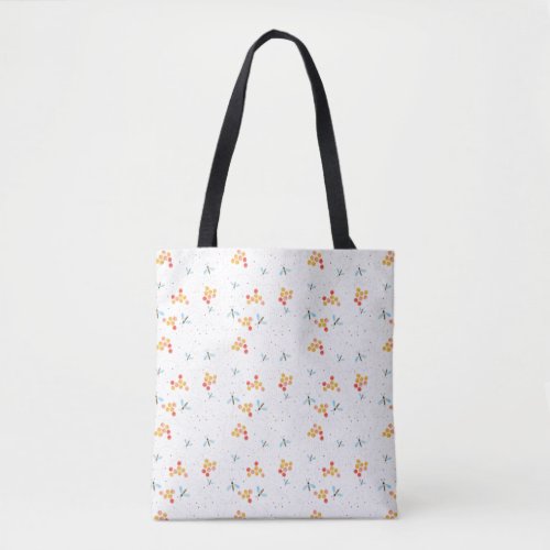 Scandi Bee Pattern Tote Bag