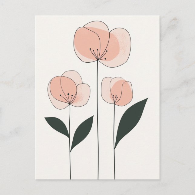 Scandi Bloom No.289 Postcard (Front)