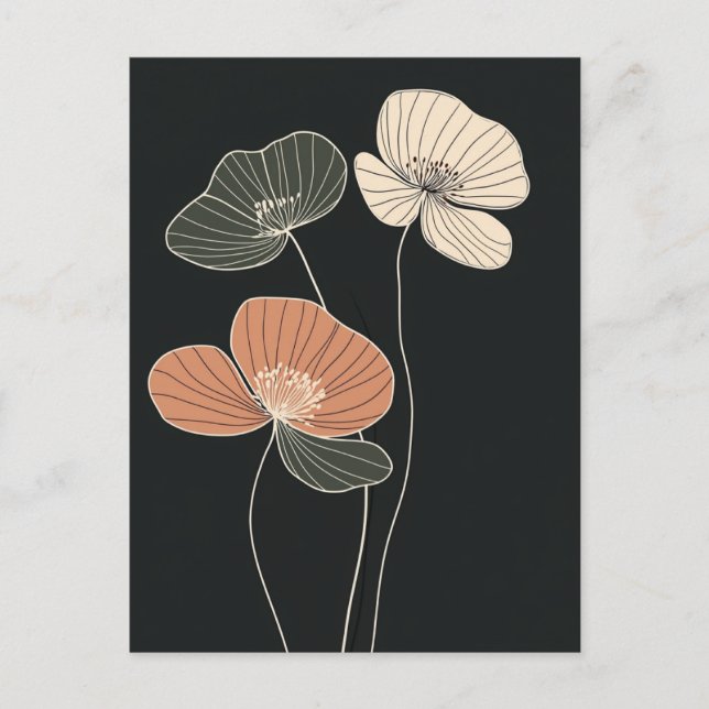 Scandi Bloom No.306 Postcard (Front)