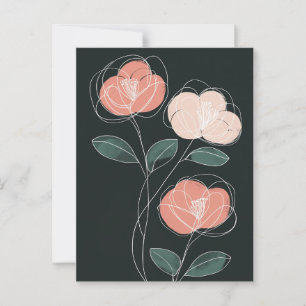 Scandi Bloom No.313 Postcard