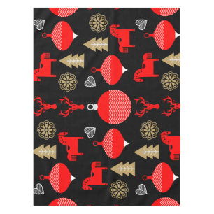 Scandi Christmas Decor Tablecloth
