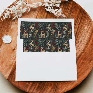 Scandi Christmas Envelope Liner Holiday Nordic