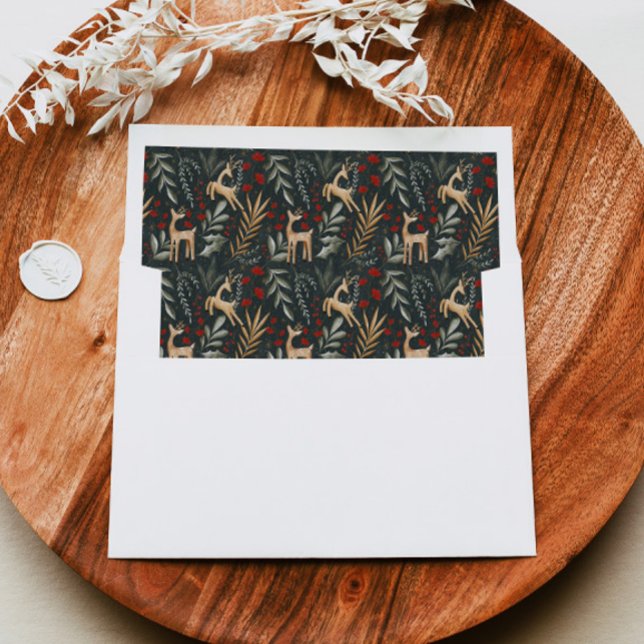 Scandi Christmas Envelope Liner Holiday Nordic (Creator Uploaded)