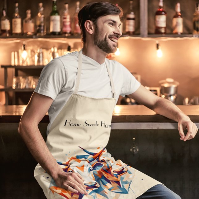 Scandi Farmhouse Cattle, custom Apron (Creator Uploaded)