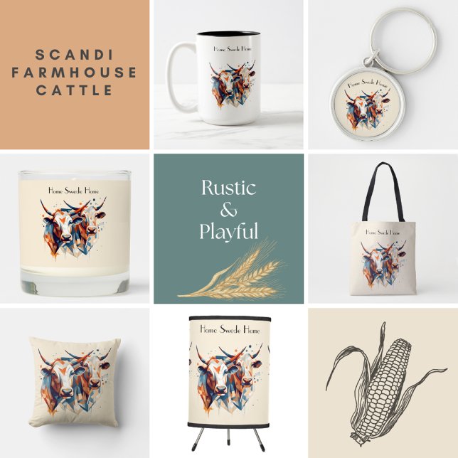 Scandi Farmhouse Cattle, custom Button (Creator Uploaded)