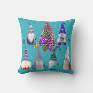 Scandi Gnome Throw Pillow