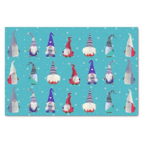 Scandi Gnomes Christmas 2 Tissue Paper