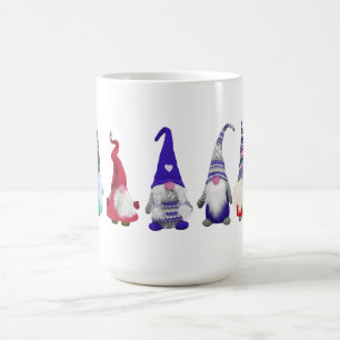 Scandi Gnomes Group Christmas Coffee Mug