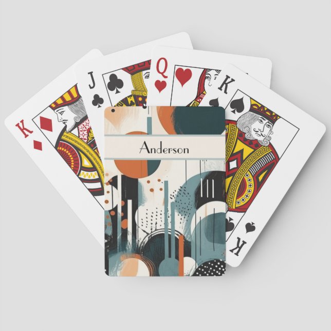 Scandi Groove, custom    Poker Cards (Back)