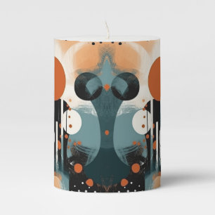Scandi Groove    Pillar Candle