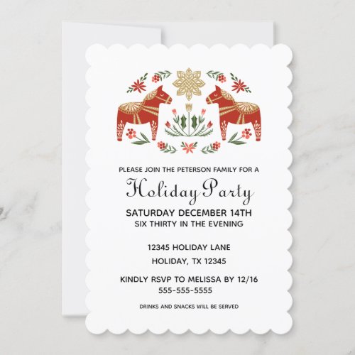 Scandi Holiday Party Invitation