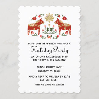 Scandi Holiday Party Invitation