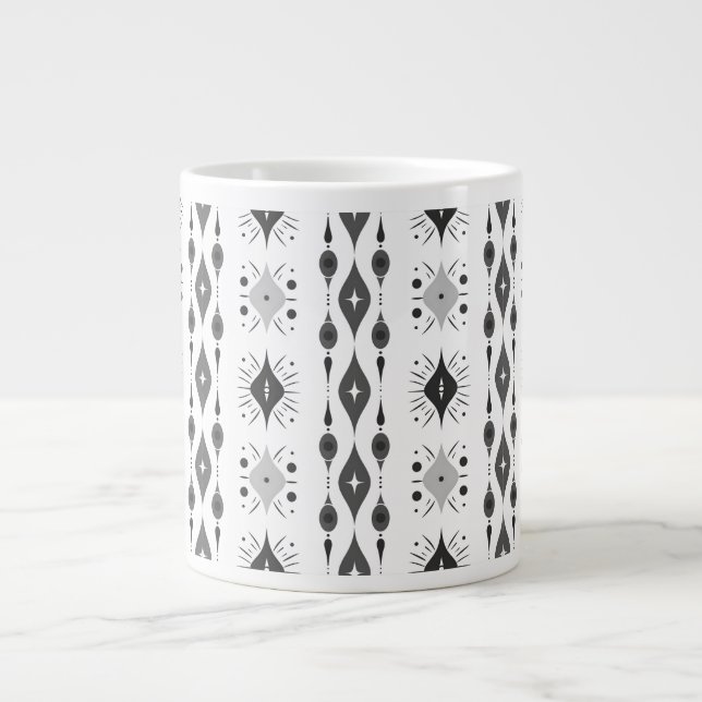 Scandi Motif |  Giant Coffee Mug (Front)