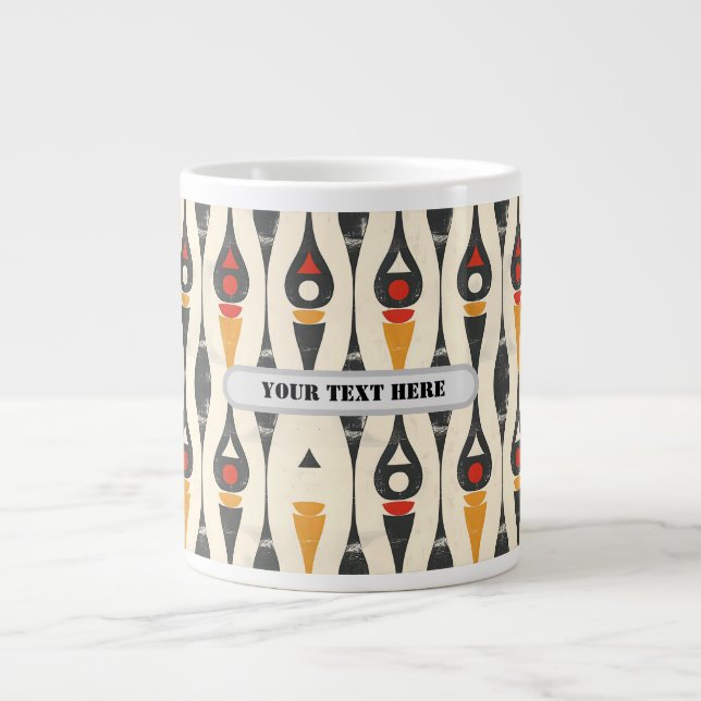 Scandi Motif No.8 |  Giant Coffee Mug (Front)
