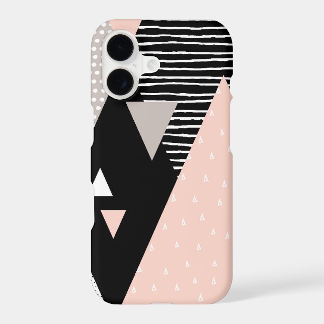 Scandi Mountain Peak Design Iphone Case (Back)
