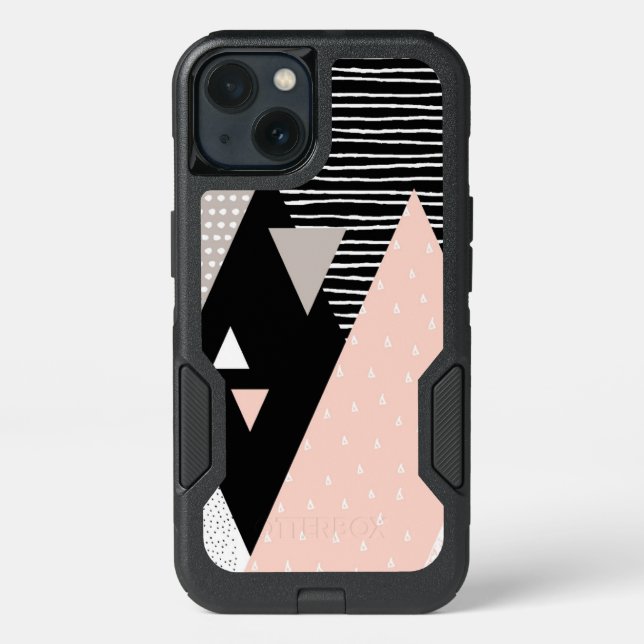 Scandi Mountain Peak Design Otterbox iPhone Case (Back)