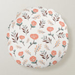 Scandi Red Bloom Pillow