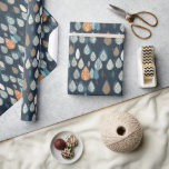 Scandi Scandinavian Blue Botanical Christmas Wrapping Paper<br><div class="desc">Create custom wrapping paper & personalized gift wrap for all occasions. When you give a present wrapped in custom wrapping paper, it is sure to put a smile on everyone's face! Add your custom wording to this design by using the "Edit this design template" boxes on the right hand side...</div>