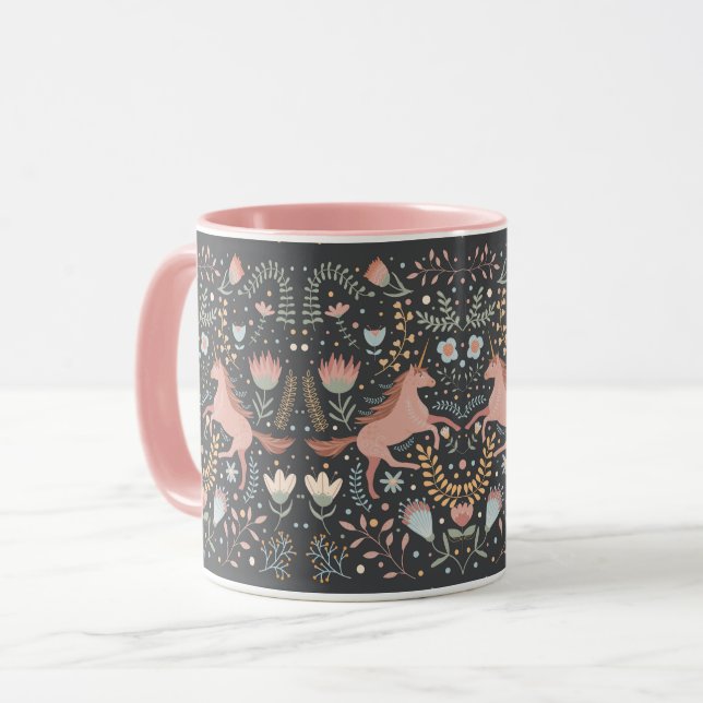 Scandi Unicorn Mug (Front Left)