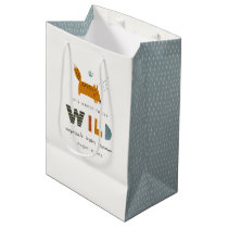 Scandi Wild Tropical Woodland Animals Baby Shower Medium Gift Bag