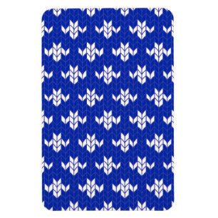 SCANDIA BLUE KNIT 4x6 Flexible Magnet