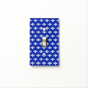 SCANDIA BLUE KNIT Single Toggle Light Switch Cover