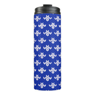 SCANDIA BLUE KNIT Thermal Tumbler