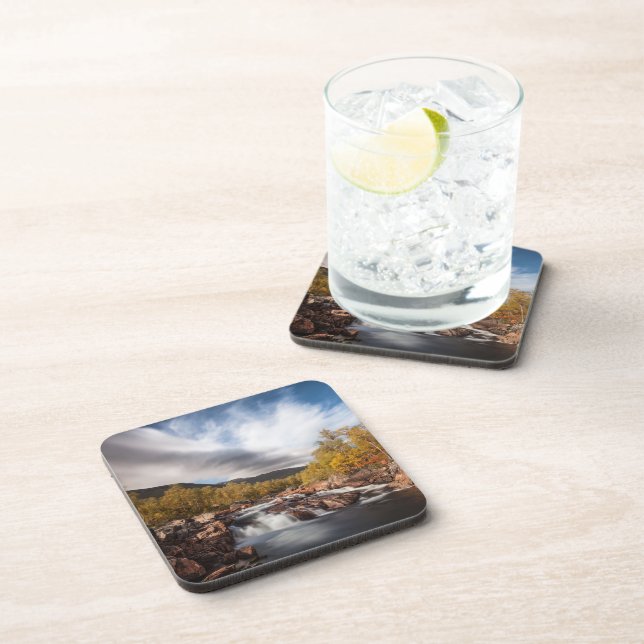 Scandinavia Landscape Photo Beverage Coaster (Right Side)