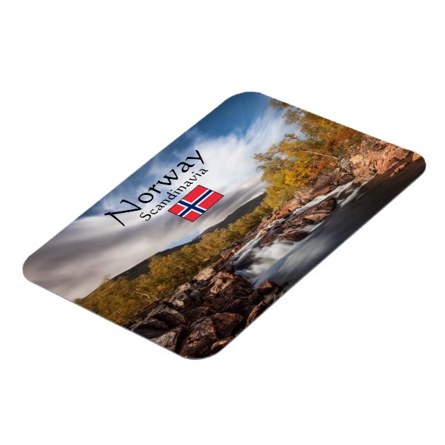 Scandinavia Landscape Photo Magnet (Left Side)