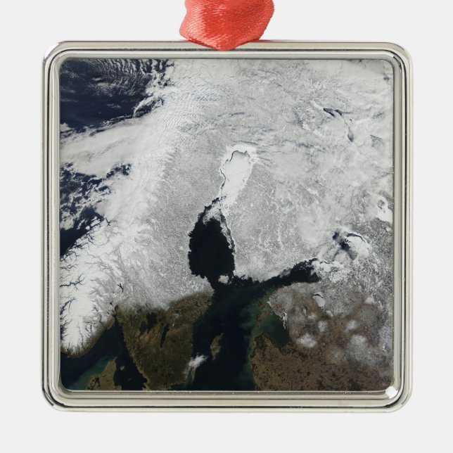 Scandinavia Metal Ornament (Front)