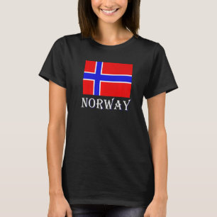 Scandinavia Norwegian Flag Nordic Country Norway T-Shirt