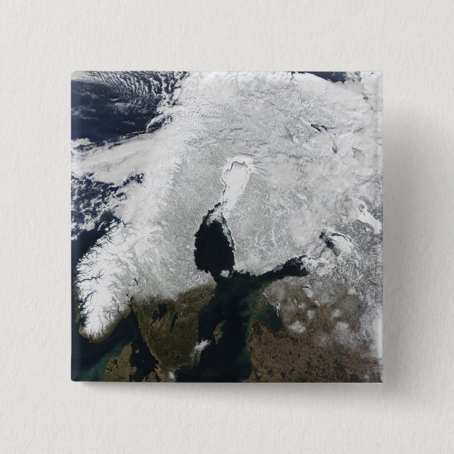 Scandinavia Pinback Button (Front)
