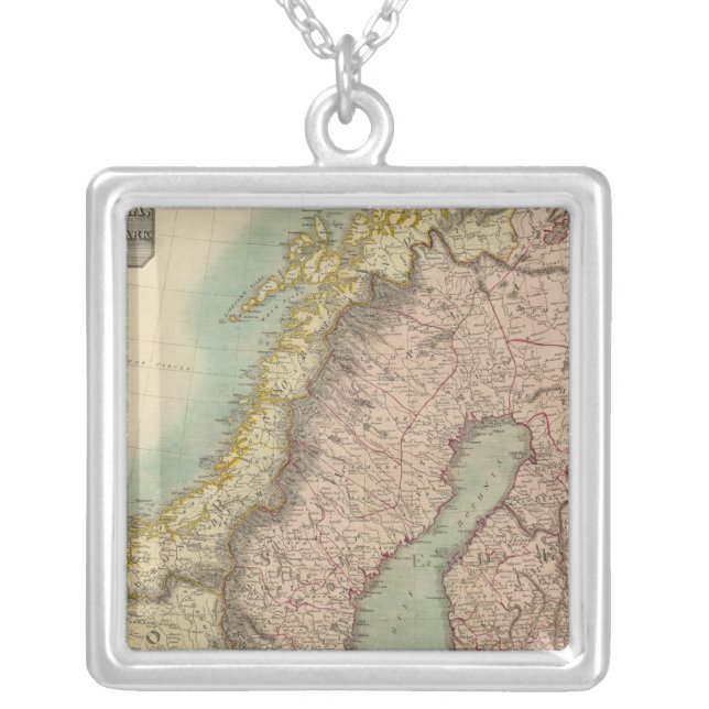 Scandinavia Silver Plated Necklace (Front)