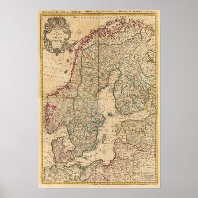 Scandinavia, Sweden, Denmark 2 Poster (Front)