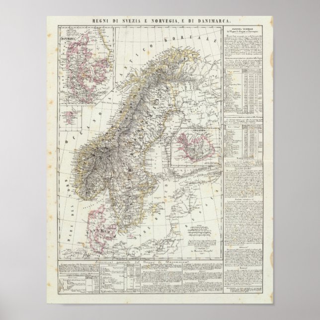 Scandinavia, Sweden, Norway Poster (Front)