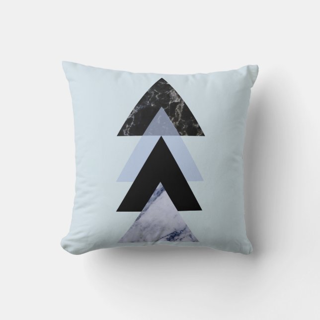 Scandinavian Abstract #883 Throw Pillow (Front)