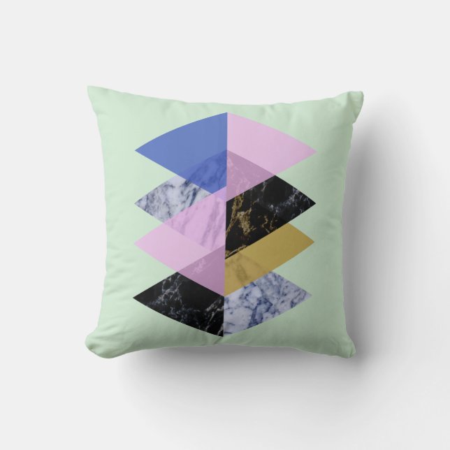 Scandinavian Abstract #886 Throw Pillow (Front)
