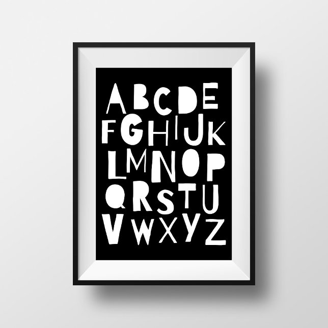Scandinavian Alphabet, Kids Room Wall Decor (Creator Uploaded)