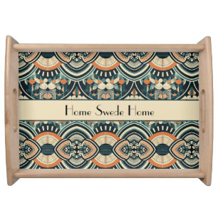Scandinavian Art Deco Custom Entertaining Style Serving Tray