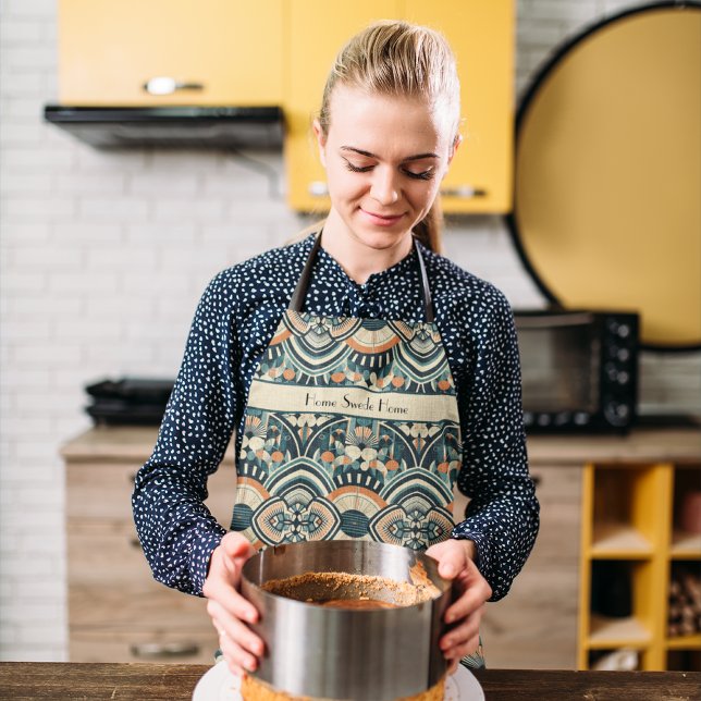 Scandinavian Art Deco customizable  Apron (Creator Uploaded)