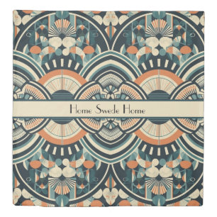 Scandinavian Art Deco customizable Duvet Cover