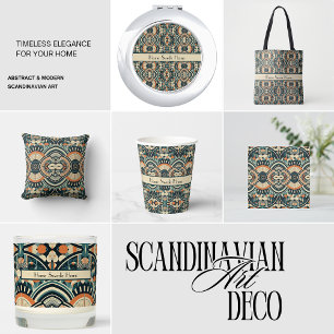Scandinavian Art Deco customizable Paper Plates