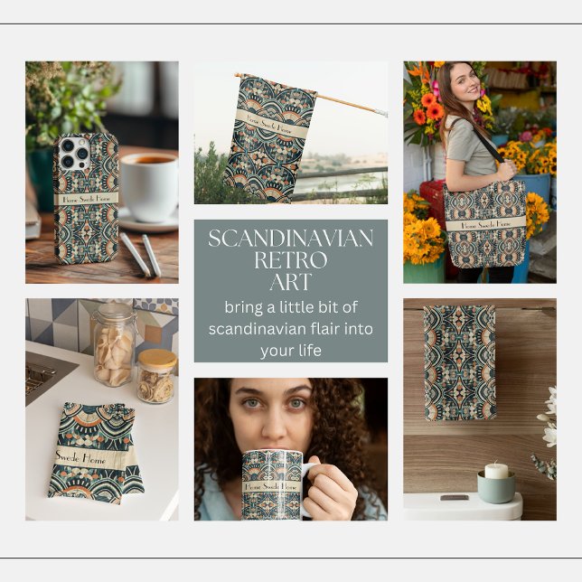 Scandinavian Art Deco customizable Scented Candle (Creator Uploaded)