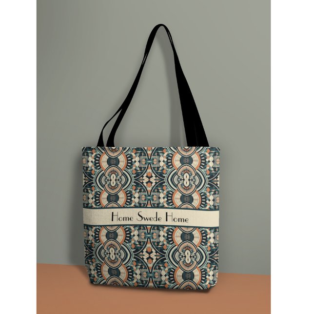 Scandinavian Art Deco customizable Tote Bag (Creator Uploaded)