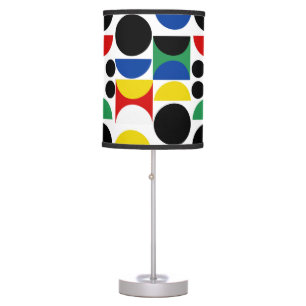 Scandinavian Bauhaus Mid-Century Pattern Table Lamp