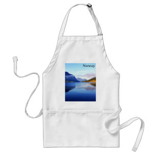 Scandinavian beauty, Norway Adult Apron