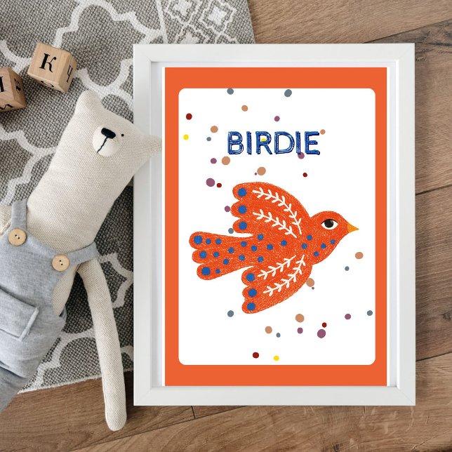 Scandinavian Birdie Kids Wall Art - Person (Creator Uploaded)