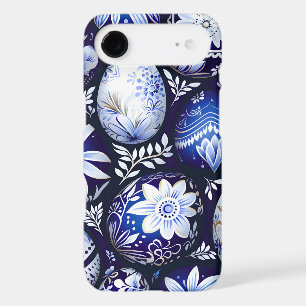 Scandinavian Blue Easter Egg Spring Floral iPhone 17 Air Case