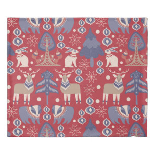 Scandinavian Christmas Duvet Cover