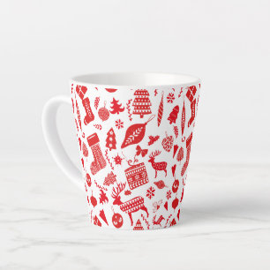 Scandinavian Christmas Festive Latte Mug